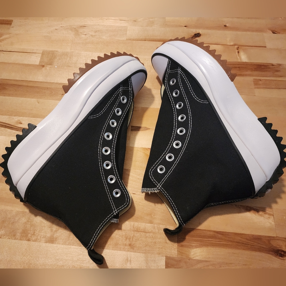 Converse Run Star Hike Canvas Platform Shoes